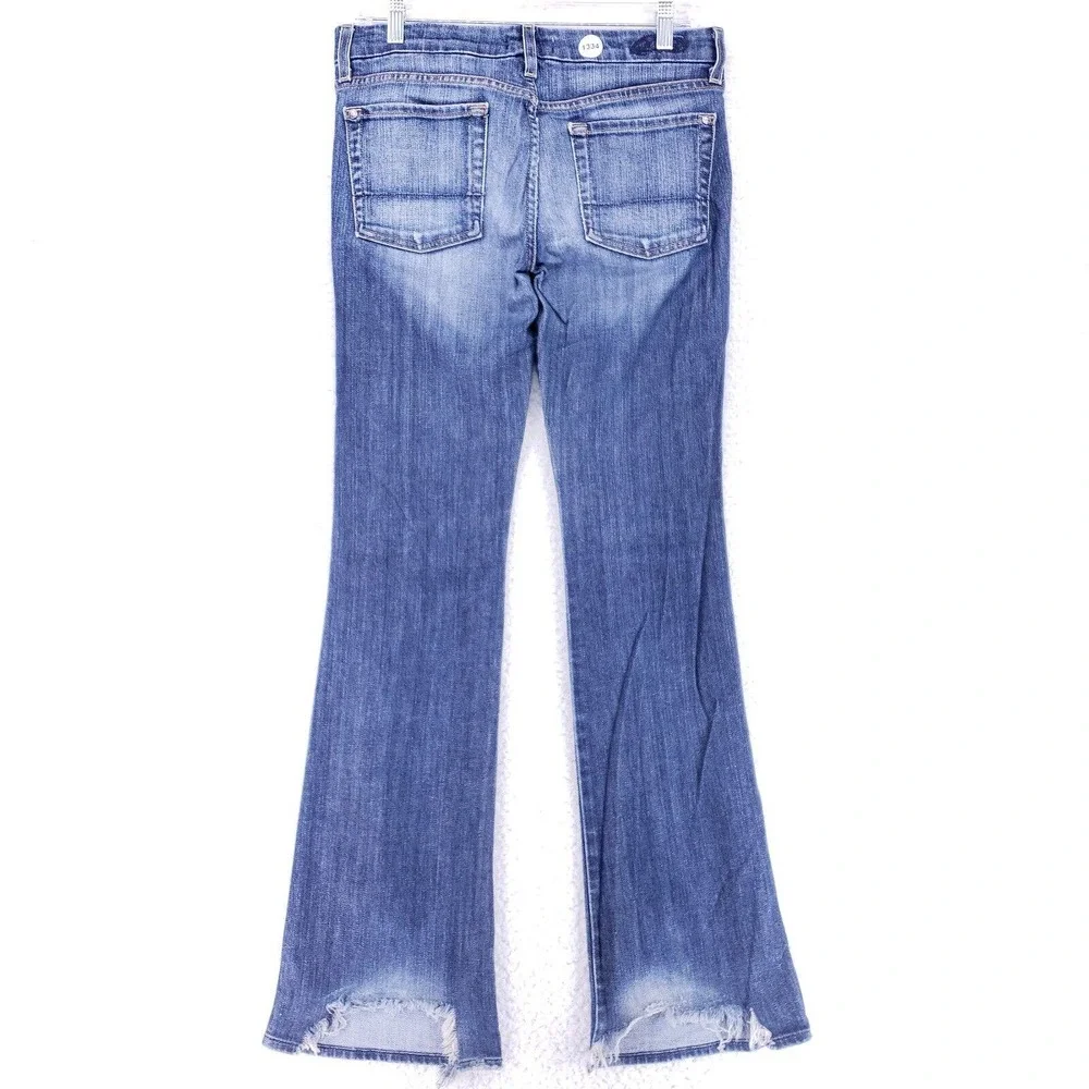 DPD Jeans Denim Cotton Womens Size 28 Blue Straight Stretch VTG Mid Rise Skinny